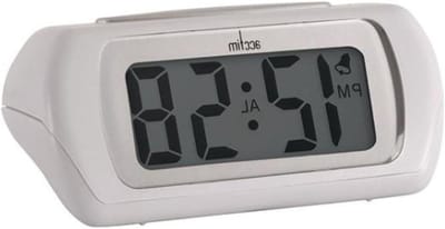 Digitale Wekker - Nachtklok - Wakker Worden - Super-brite Verlichting - Groot LCD Scherm - Wit