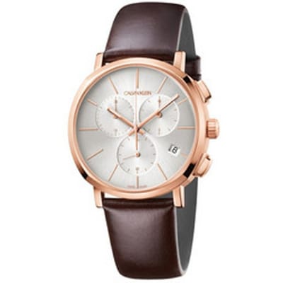 Montre Calvin Klein K8Q376G6 Posh Chronographe Cadran Argenté Homme