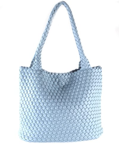 Giuliano kunstlederen handtas Vella - Gevlochten - Dames - Blauw