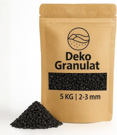 Decoratief Granulaat Zwart Ø 2-3 mm Stooidecoratie voor Vazen en Tafeldecoratie - 5 kg