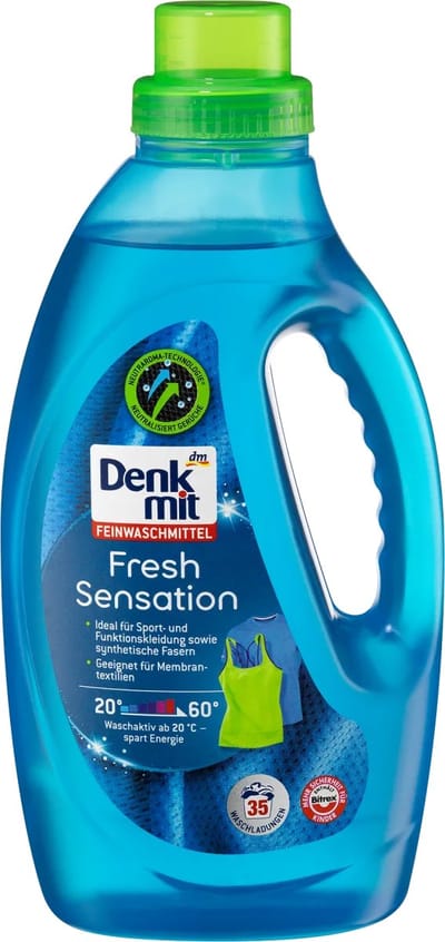 Denkmit Vloeibaar Wasmiddel - 6 x 35 wasbeurten - VOORDEELVERPAKKING - Fresh Sensation - Vloeibaar Wasmiddel