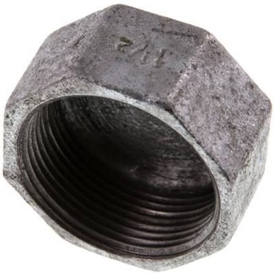 Rp 1 1/2'' Verzinkt Gietijzeren Afsluitkap 25 Bar [2 Stuks]