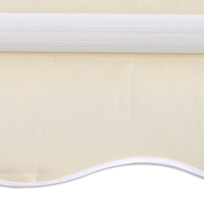 vidaXL - Luifel - gemotoriseerd - uitschuifbaar - 400 - cm - crème