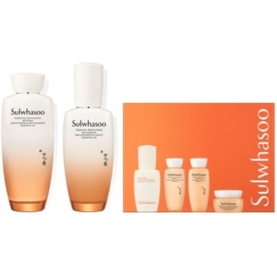 Sulwhasoo Jaum EX Double Set (Eau Équilibrante + Émulsion) – Duo Premium Coréen à Base de Plantes pour la Peau et Lotion