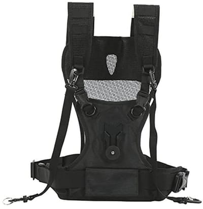 Dubbele Camera Strap - Nylon Schouderharnas voor Twee Camera's - Veilig en Comfortabel Camera Draagsystem