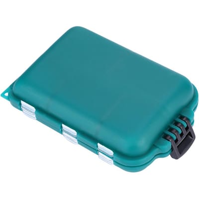 10 Slots Dubbellaags Visgerei Doos Lures Houder Haken Opbergkoffer Accessoire blue