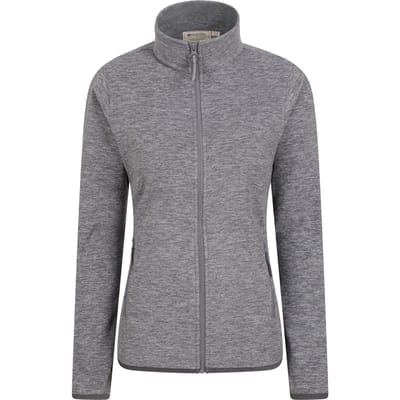 Mountain Warehouse Dames/Dames Snowdon II Melange Full Zip Fleecejack (Grijs)