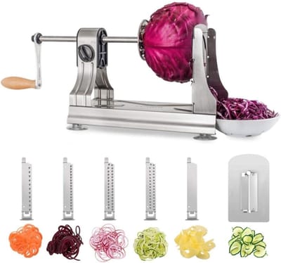 Spiraalsnijder voor groenten en fruit - Perfect voor salades, garnituren en gezonde maaltijden