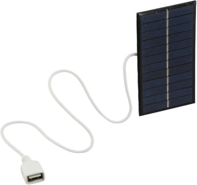 Zonnepaneel Module - Zonne Charger - Doe Het Zelf - Monokristallijn Silicium - 110x60mm - Zwart