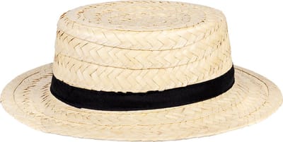 Boland - Hoed Lou Bandy promo Naturel - 58 - Volwassenen - Mannen - 20's - Roaring Twenties