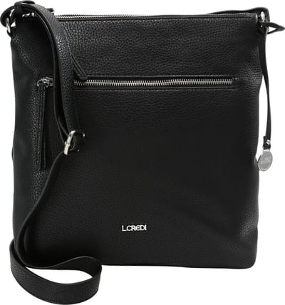 L.CREDI Schoudertas New Orleans Crossbody Bag Black Zwart