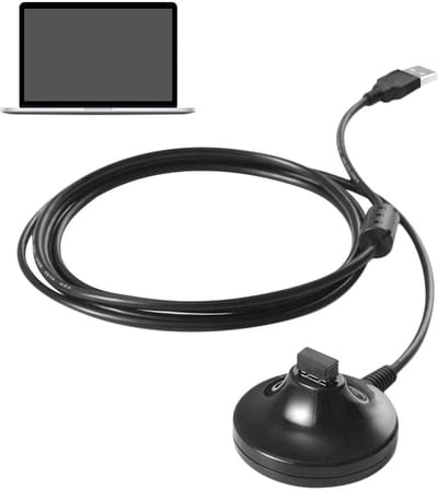 ANT+ Dongle - USB Ontvanger - Fietsgegevens Ontvangen - Met Verlengkabel - 2 meter - Zwart