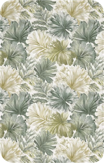 WC mat 50x80 cm - Antislip - Bladeren - Botanisch - Groen - Toiletmat - Vloermat - Douchemat - Toilet tapijt - Toiletmatten