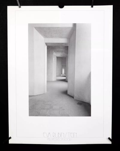 Poster - Perspective of Doors - Eva Rubinstein - Zwart/Wit - Jaren 80 - 45x60 cm