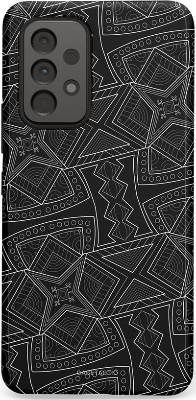 Casetastic Hoesje Geschikt voor Samsung A53 - Stijlvolle Beschermende Duo-layer Case - Afrikaanse kunst