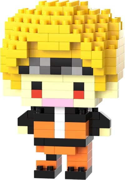 Naruto Uzumaki - Naruto - Nano Blocks - Bouwset – 190 Stukjes DIY Mini Bouwstenen - Blokken - Speelgoed - BRICKY