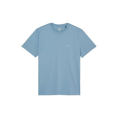 Element Icon Embroidery T-shirt Met Korte Mouwen Blauw L Man