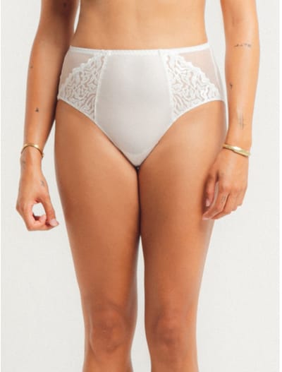 Louisa Bracq Electric Waves Taille Slip 49450 494 NACRE - maat 46