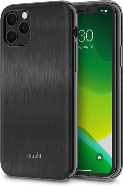 Moshi - iGlaze geschikt voor iPhone 11 Pro hoesje - zwart