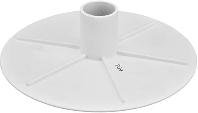 VT Goods - Vacuümplaat skimmer - Kunststof materiaal - 20,3 cm - Filterdeksel zwembad - Effectief vuilfilter - Geschikt voor verzonken zwembaden