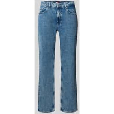 Slim straight fit jeans van katoenmix model 'RYAN'