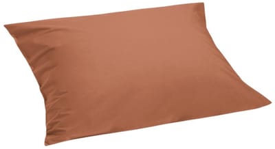 Yumeko kussensloop percal katoen terracotta 50x70 - Bio, eco & fairtrade - 1 stuk