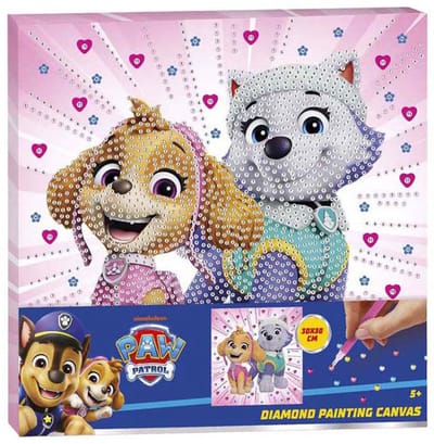 Creative Craft Group diamond painting canvas Paw Patrol 30x30cm kind.