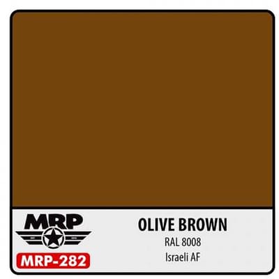 Mr. Paint MRP-282 - Olive Brown - RAL8008 – 30 ml verf voor Airbrush & Detailwerk