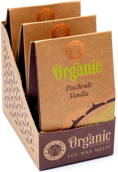 Patchouli Vanille Smeltkaarsjes - Waxmelts - Sojawas - Geur - Etherische olie - Aromabrander