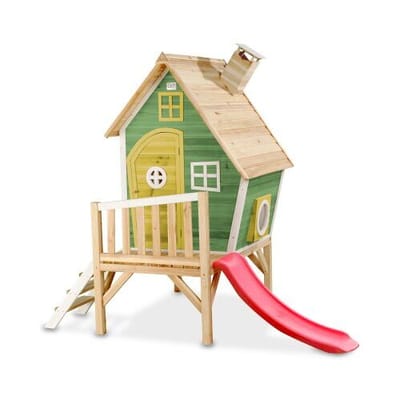 EXIT Fantasia 300 Houten Speelhuis - Speelhuisje voor Buiten - FSC Hout - Kinderen - Groen