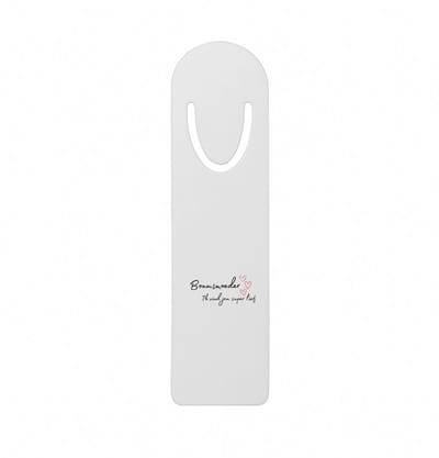 Hacebo® - bonusmoeder ik vind jou super lief metalen boekenlegger - Mama - de liefste bonusmoeder - Moeder cadeautjes - moederdag - verjaardag - geschenk - kado Bladwijzer boekenleggers - 12.7 cm x 3.2cm