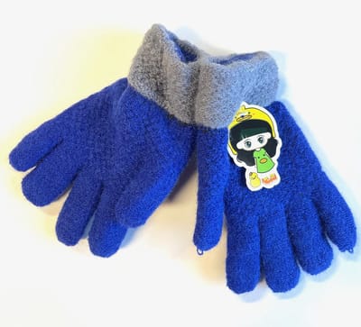 Kinder handschoenen - one size - Kinderhandschoen – Blauw
