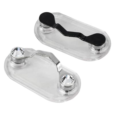 Dailygoods - Magnetische Brillenhouder - Multifunctioneel - Stijlvol en Praktisch - Metaal - Voor Zonnebrillen en Leesbrillen - Handig voor Opslag - C...