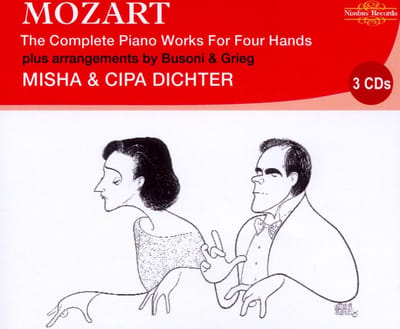 Misha & Cipa Dichter - Mozart: The Complete Piano Works For Four Hands (3 CD)