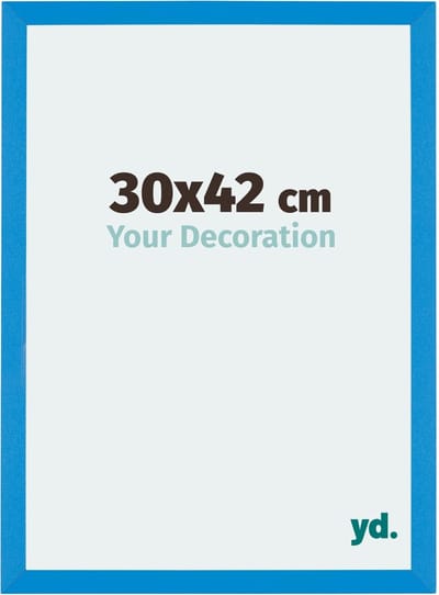 Your Decoration - Fotolijst 30x42 cm - MDF - Helder Blauw - Mura