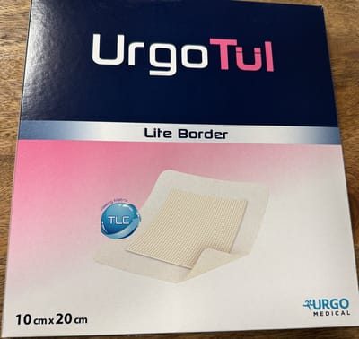 URGO - UrgoTül - Lite Border - 10 x 20 cm - 5 stuks per doos