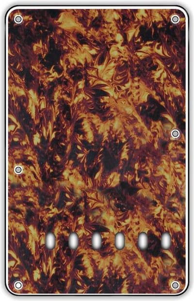 Boston BP-313-MY back plate, string spacing 11,2mm, 3 ply, standard Stallion, 86x138mm, marble yellow