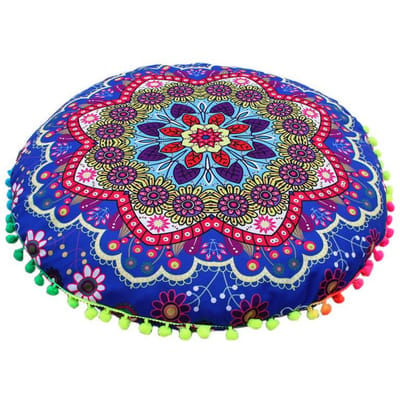 43x43cm Ronde Mandala Patroon Kussensloop Boheemse Kussenhoes Boho Vloerkussen Kussenshoes Hoes Huisdecoratie 43cm