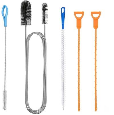 Dailygoods - Afvoerontstopper - Doucheafvoerontstopper - Multifunctioneel en effectief - Roestvrij staal - Gootsteenontstopper - Ontstop gereedschap -...