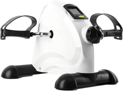 Mini Elliptische Stepper - Thuis Cardio - Actief Blijven - Hydraulisch Katrolsysteem - Compact Ontwerp - Wit