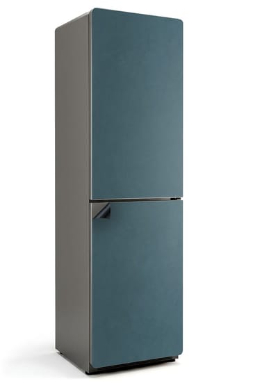 Wallfluent Magnetische Koelkastmat - Donkerblauw Koelkast Magneet Sticker - 60 cm x 205 cm - Donkerblauw Magnetische Koelkastmat - Magnetisch Koelkastaccessoire - Magneet Poster Voor Koelkast - Stijlvolle Koelkastfolie