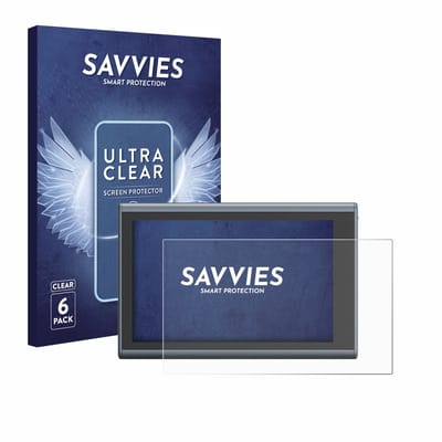 Savvies - Screenprotector voor SmallRig Wireless Monitor - Folie Beschermfolie transparant 6 Stuks