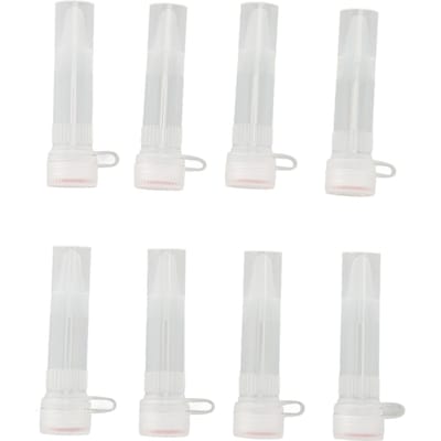 Tubes à centrifuger professionnels en polypropylène transparent de 1,5 ml, 500 pièces, avec couvercle à pression flat bottom