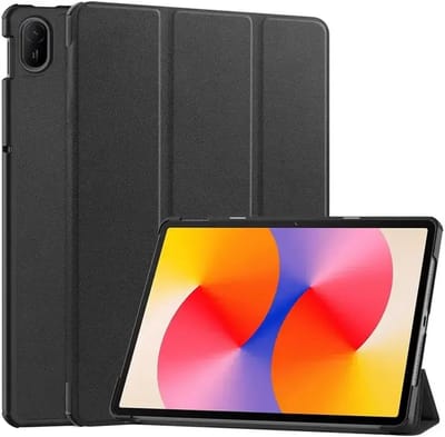 Tablet Hoes Geschikt voor Huawei MatePad SE 11 | Book Case met Standaard | Kunstlederen Beschermhoes | Tri-fold | Zwart