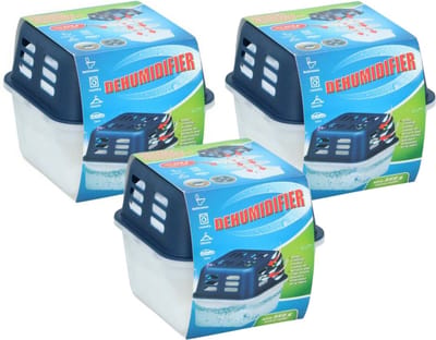 Vochtvanger/ 350ml - 3x - Tegen condens en geuren - voor kelder/garage/camper