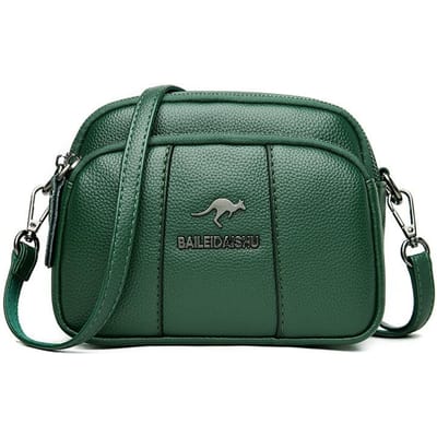 Nieuwe Casual en Veelzijdige Kleine Vierkante Tas Grote Capaciteit Retro Schoudertas Crossbody Moedertas gray