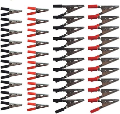 40 Stuks Metalen Krokodillenclip voor Elektrisch Werk - Isolatie Clips voor Testdoeleinden