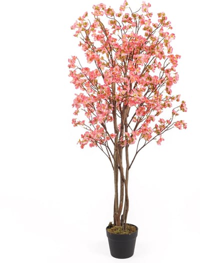 Kunst Bloesemboom Roze | 120cm | Kunst Kersenbloesem & Appelbloesem Boom – Luxe Kunstboom met Bloemen – Realistische Kunstplant – Onderhoudsvrij