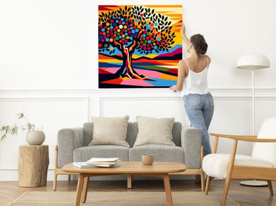Kunstprint | Wanddecoratie | Dibond | 20 × 20 cm