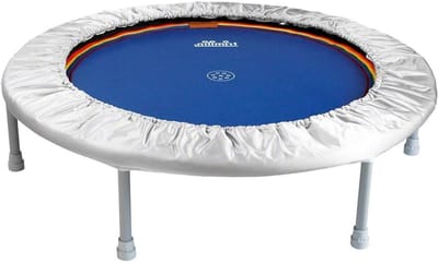 Fitnesstrampoline - Mini trampoline Indoor trampoline - Thuis sporten - Verstelbare veersterkte - 102 cm - Zwart